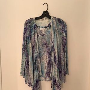 Light weight long sweater set never worn